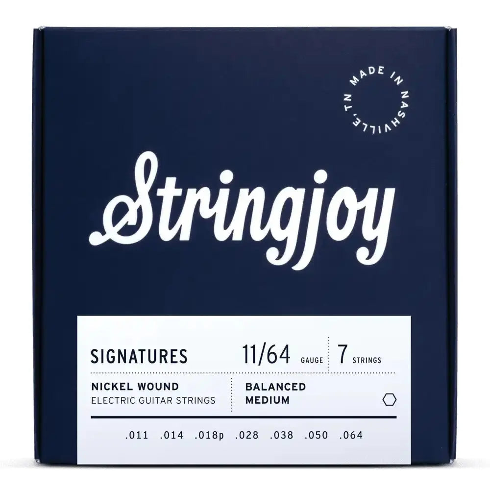 Stringjoy 11-64 7-Strings Balanced Medium Gauge Stringjoy